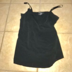 Black nursing tank top